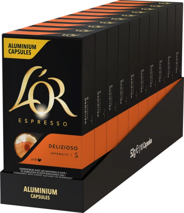 Кофе в капсулах L’OR Delizioso 10 упаковок