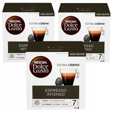 Кофе в капсулах Dolce Gusto Espresso Intenso 3 упаковки