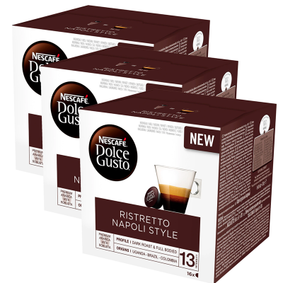 Кофе в капсулах Dolce Gusto Ristretto Napoli Style -3 упаковки