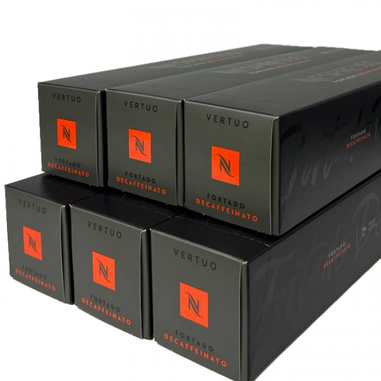 Кофе в капсулах Nespresso Vertuo Fortado Decaffeinato - 60 капсул