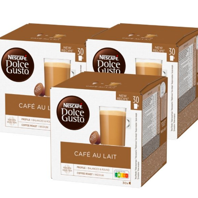 Кофе в капсулах Dolce Gusto Caffe Au Lait 3 упаковки