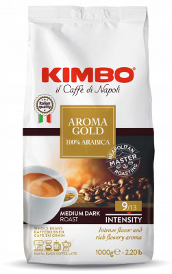Кофе в зернах Kimbo Aroma Gold 100% Arabica 250гр