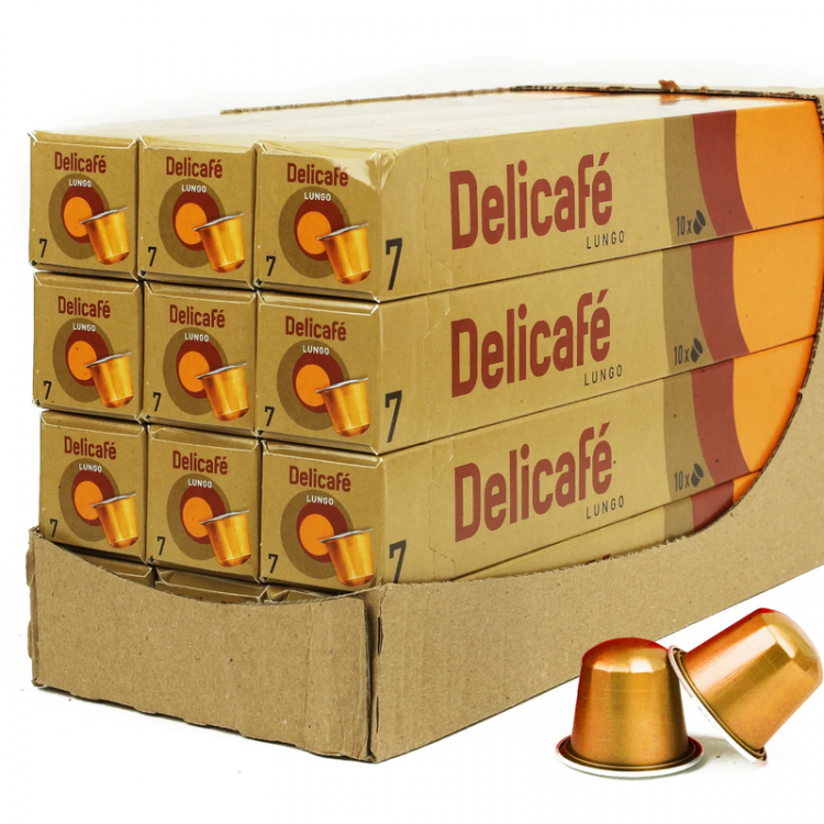 Набор капсул Delicafe Lungo - 12 упаковок