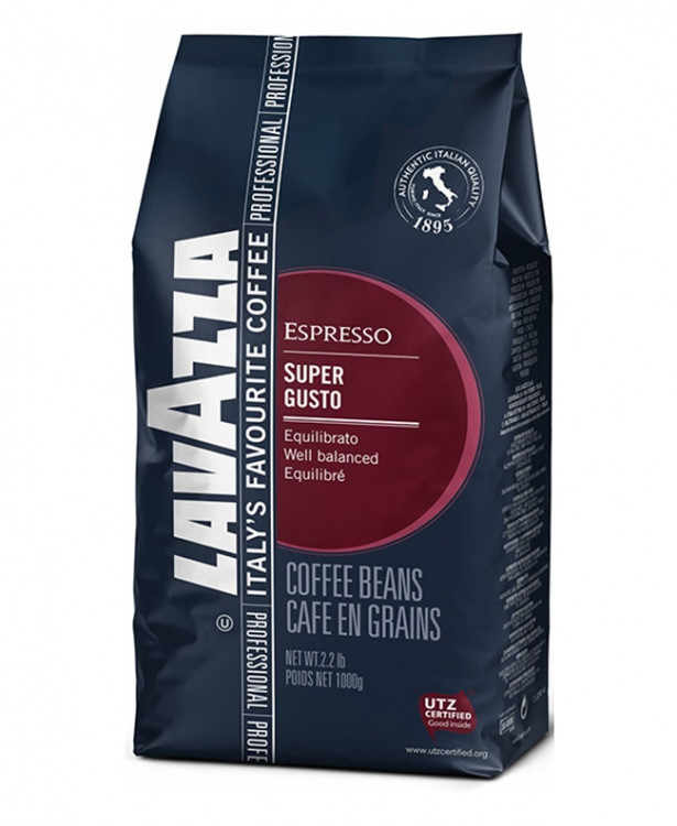 Кофе в зернах Lavazza Super Gusto