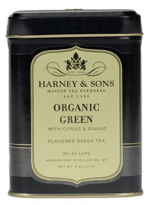 Чай листовой Harney Sons ORGANIC GREEN WITH CITRUS & GINKGO