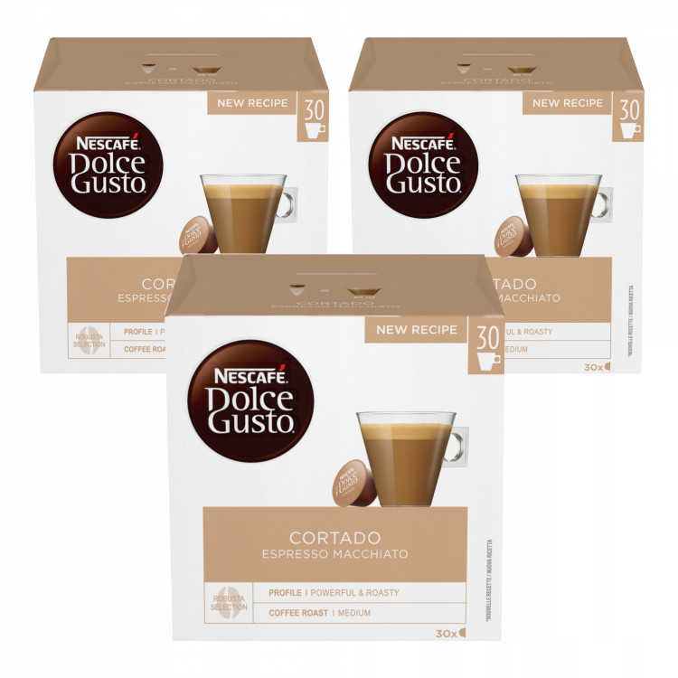 Кофе в капсулах Dolce Gusto Cortado 3 упаковки