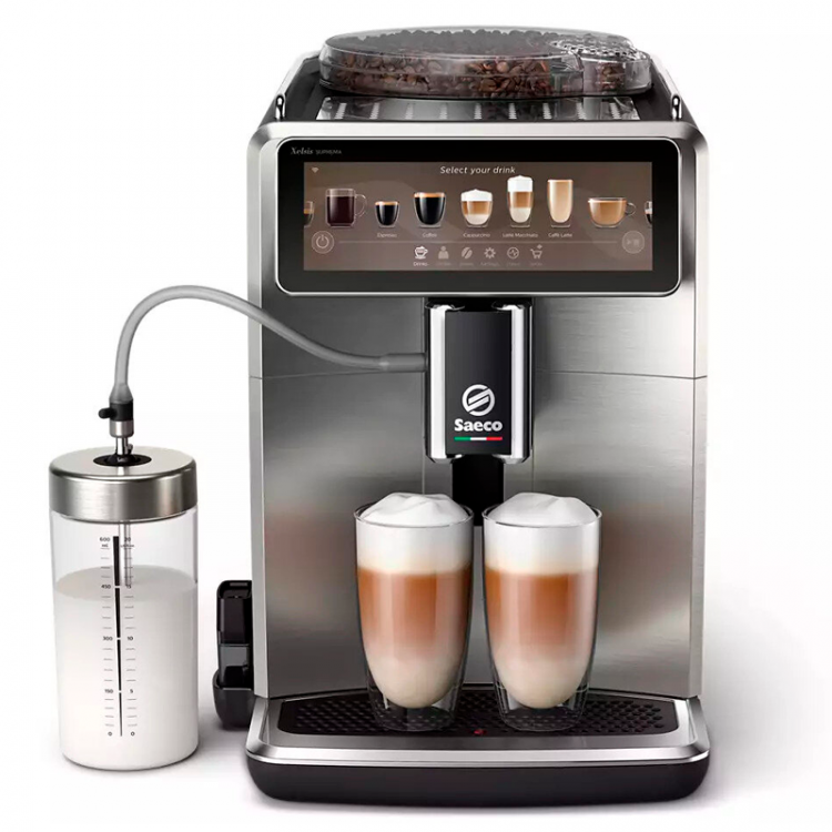 Автоматическая кофемашина SAECO Xelsis Suprema SM8885/00 купить в интернет-магазине 24kofe.ru по цене 149 000 руб.