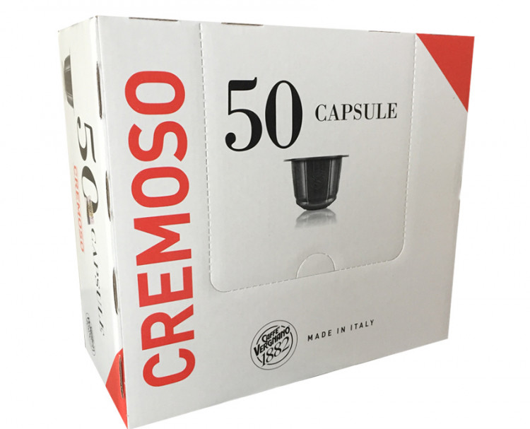 Кофе в капсулах Vergnano Сremoso 50 штук