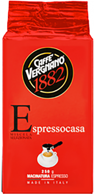 Кофе молотый Caffe' Vergnano Espressocasa 250гр