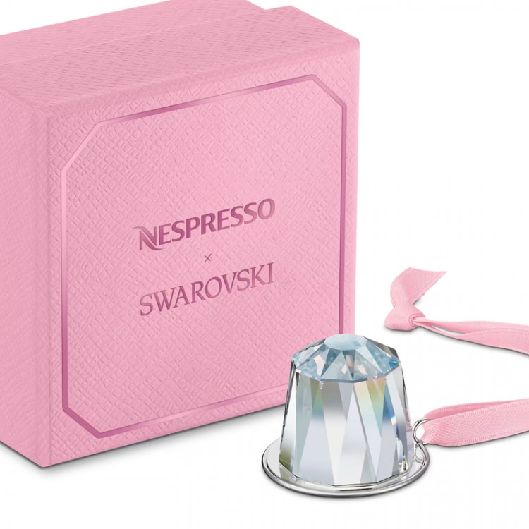 Хрустальное украшение в форме капсулы Nespresso x Swarovski