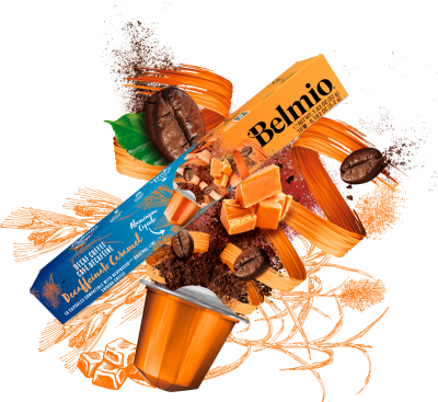 Кофе в капсулах Belmio Premium Decaffeinato Caramel