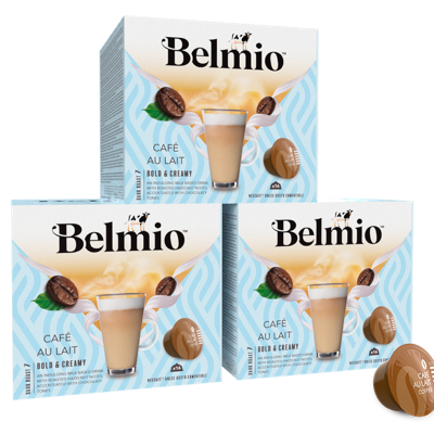 Кофе в капсулах Belmio Cafe au Lait для системы Dolce Gusto 3 уп. 48 капсул