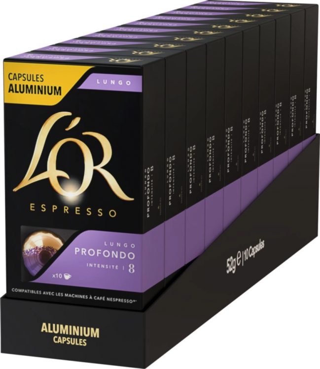Кофе в капсулах L'or Lungo Profondo 10 упаковок