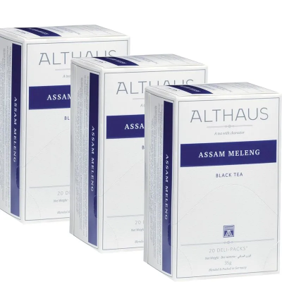 Чай пакетированный Althaus Assam Meleng (Malty Assam) - Ассам Меленг -3шт