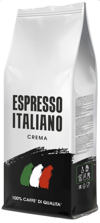 Кофе в зернах Kavos Bankas Espresso Italiano Crema 1кг