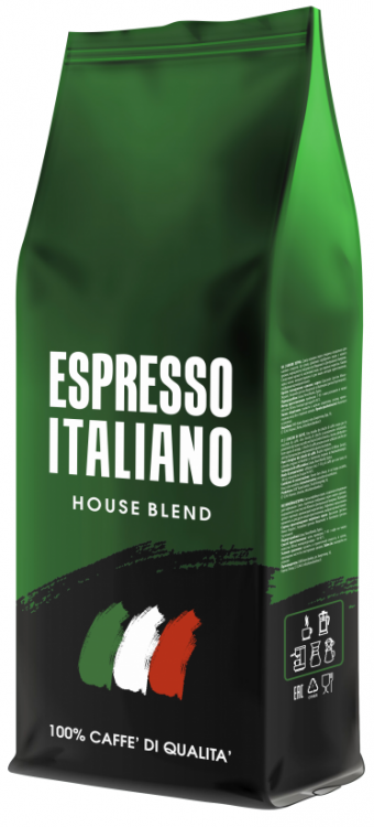 Кофе в зернах Kavos Bankas Espresso Italiano House Blend 1кг