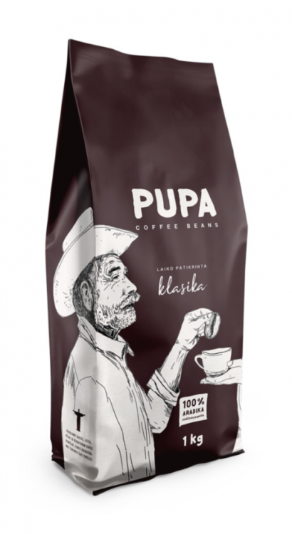 Кофе в зернах Kavos Bankas Pupa Classic 1кг